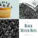 Black Witch Hat Shaped Sprinkles by Krazy Sprinkles  | Bakell