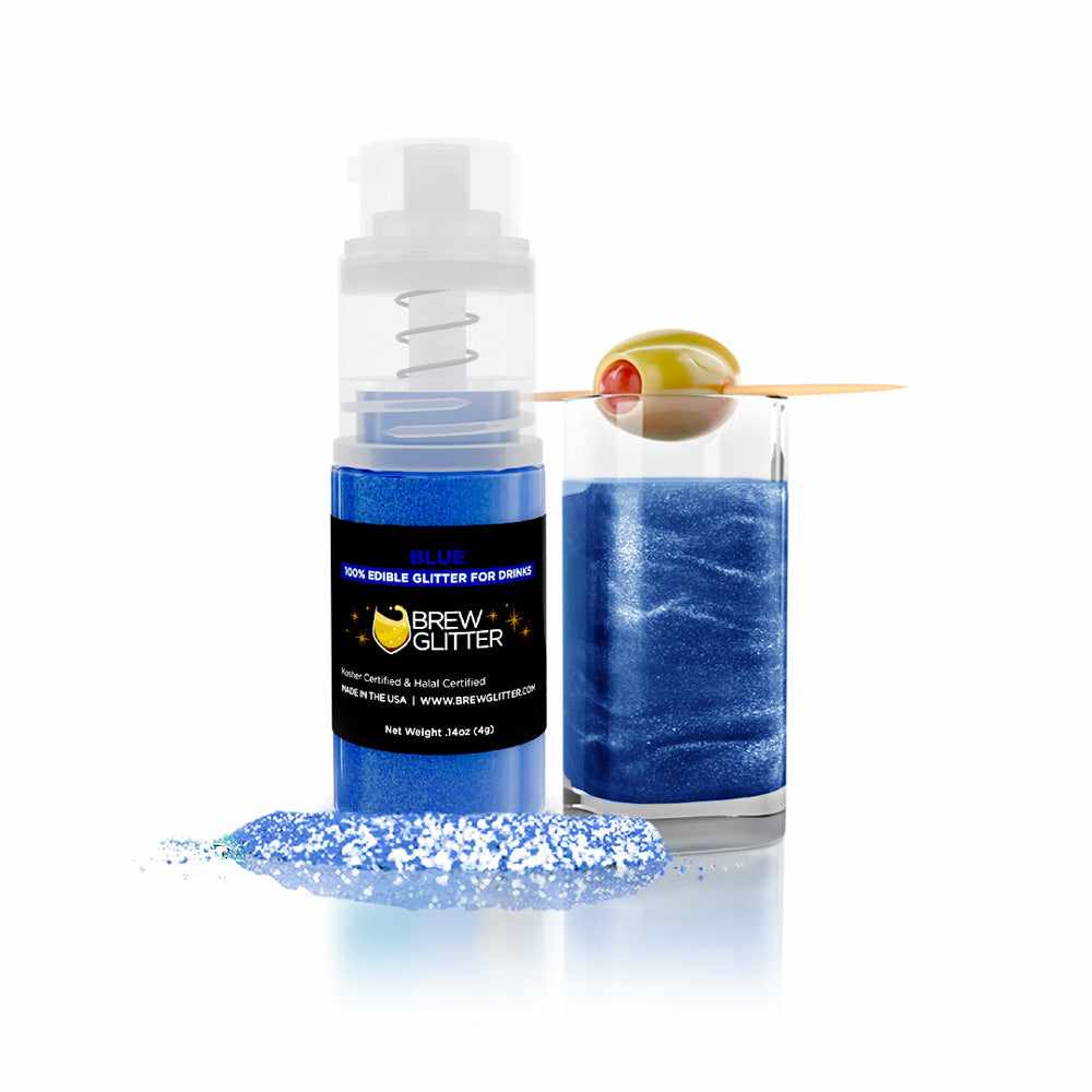 Purchase Blue Edible Glitter Mini Spray Pump | Quick Action Applicator