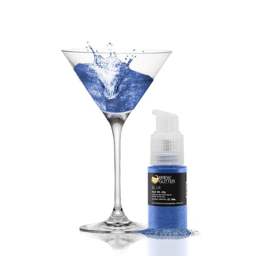 Blue Edible Glitter Spray Pump | Brew Glitter | Bakell