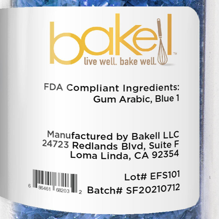 Blue Edible Shimmer Flakes, Bulk | #1 Site for 100% Edible Glitter 