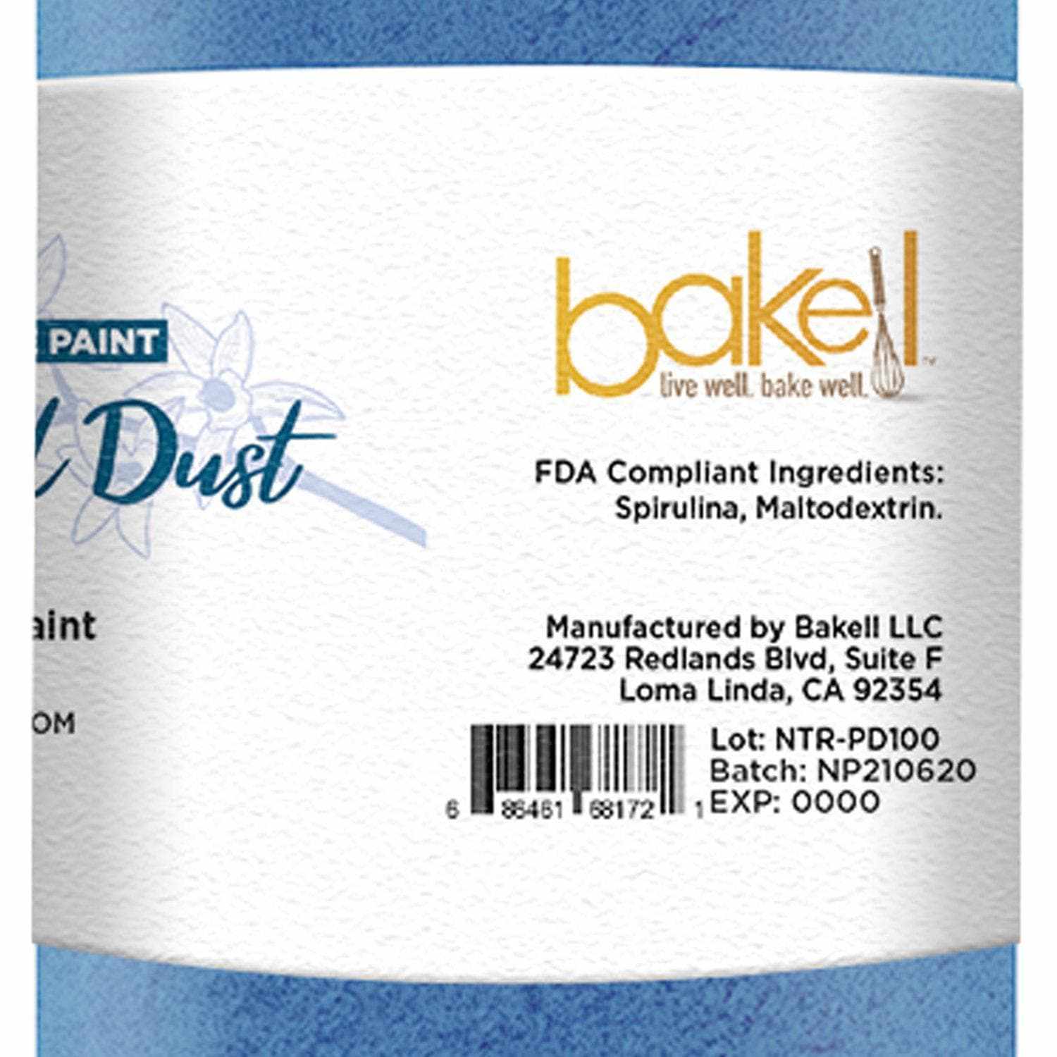 Blue Petal Dust| Natural Blue Powder & Food Coloring | Bakell