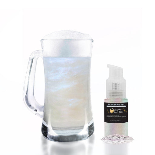 Blue Iridescent Brew Glitter Spray Pump Wholesale by the Case | Bakell.com