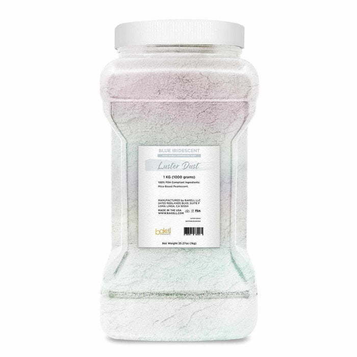 Blue Iridescent Luster Dust | 100% Edible & Kosher Pareve | Wholesale | Bakell.com
