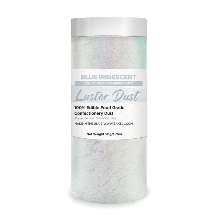 Blue Iridescent Luster Dust | 100% Edible & Kosher Pareve | Wholesale | Bakell.com