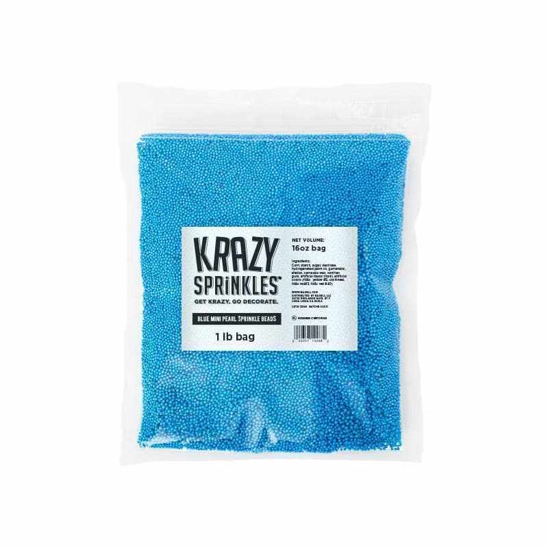 Blue Mini Pearl Beads by Krazy Sprinkles® | Bakell