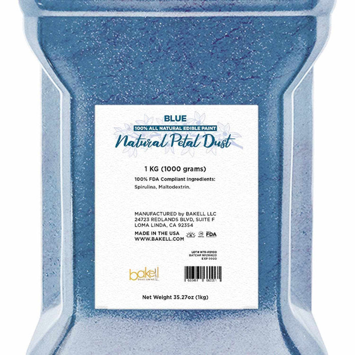 Blue All Natural Petal Dust | Edible Food Coloring Powder | Kosher | Bakell.com