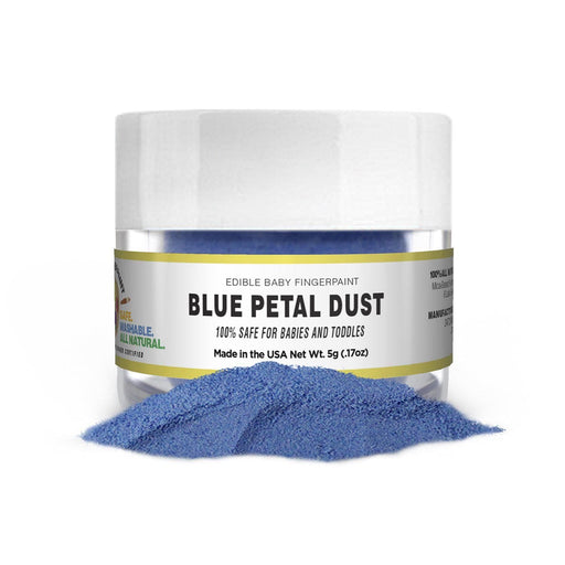 Blue Genuine Petal Dust | Children Finger Paint Digestible | Bakell