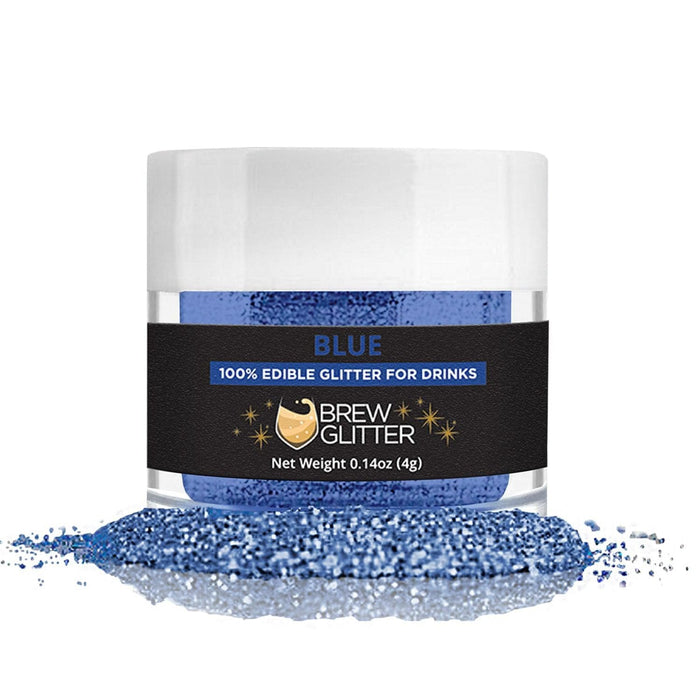 Cowboys Football Inspired Silver and Blue Edible Glitter Team Colors