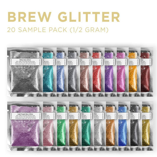 Edible Glitter 10 Colors Set, Sprinkles Glitter for Drinks, Luster Dust for Cocktail, Wines, Beer, Cakes, Baking - 4g/bottle, Non Toxic