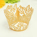 Bulk Bright Gold Butterfly Lace Cupcake Wrappers & Liners | Bakell.com