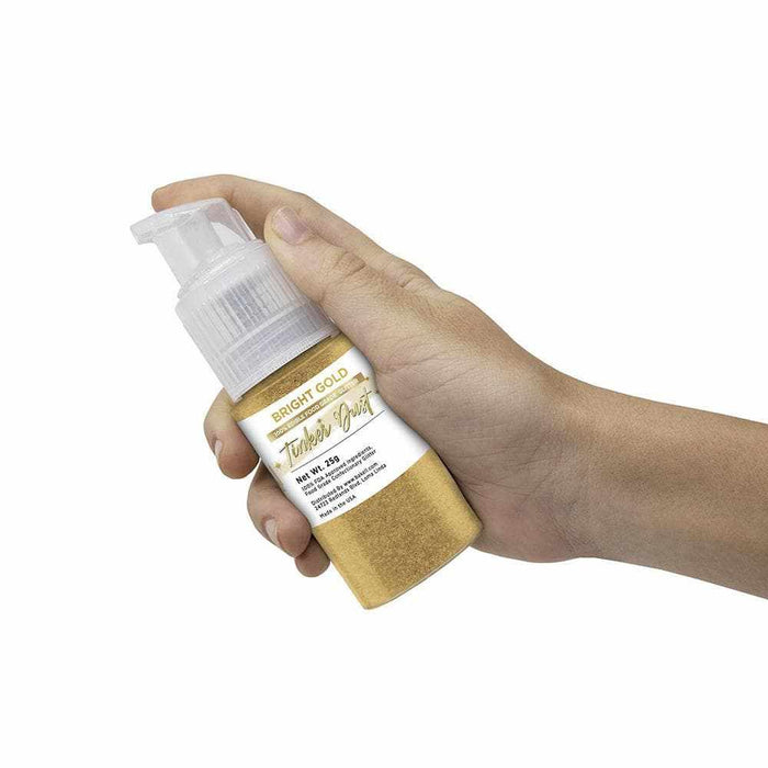 BAKELL® Bright Gold Edible Glitter Spray Pump, (25g)