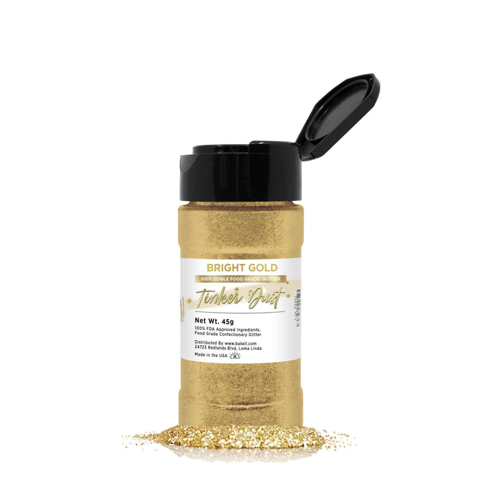 Bright Gold Tinker Dust glitter 45g Shaker  | Bakell