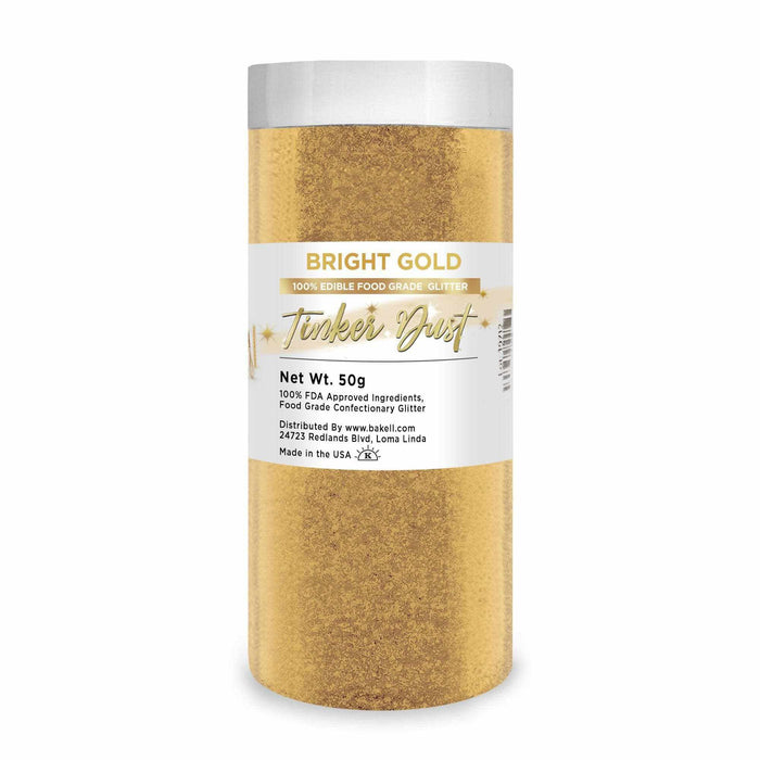 Bulk Bright Gold Edible Tinker Dust | #1 Site for Glitter | Bakell