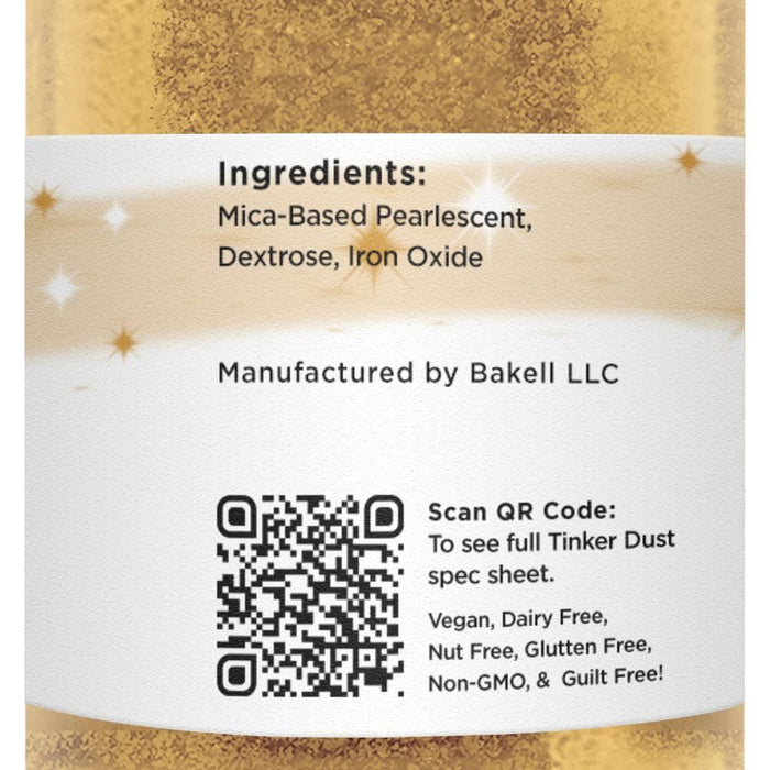 Bright Gold Tinker Dust Glitter | Private Label | Bakell