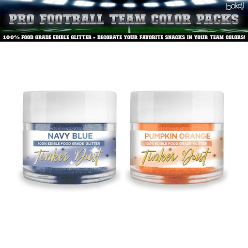Buy Navy Blue & Orange Glitter - Save 15% Broncos SuperBowl - Bakell