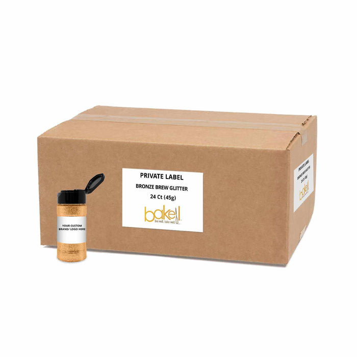 Bronze EU Compliant Drink Glitter | Private Label Edible Glitter Solutions for Drinks & Beer 