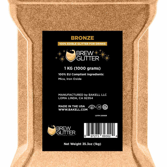 Buy EU Bronze Brew Glitter® Edible Glitter for Drinks Wholesale | 