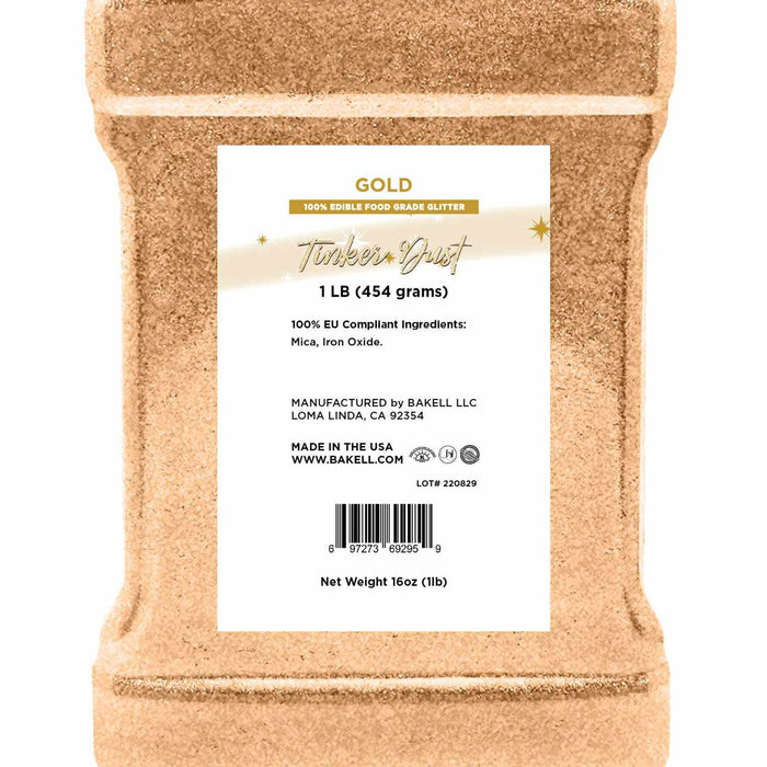Save on Bronze EU Tinker Dust® Edible Glitter Wholesale | E171-free