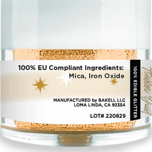 Save on Bronze EU Tinker Dust® Edible Glitter Wholesale | E171-free