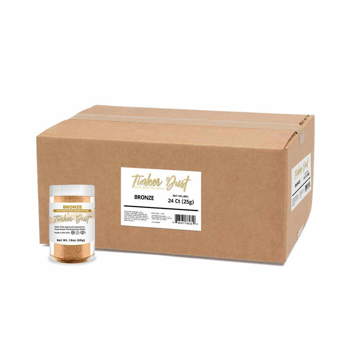 Save on Bronze EU Tinker Dust® Edible Glitter Wholesale | E171-free