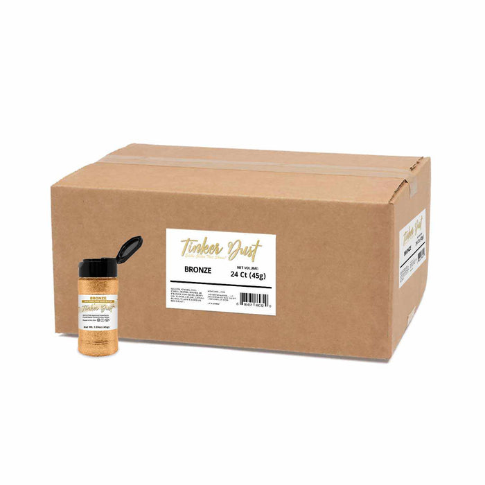 Save on Bronze EU Tinker Dust® Edible Glitter Wholesale | E171-free