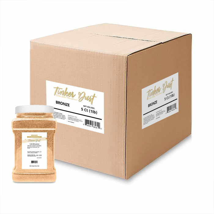 Save on Bronze EU Tinker Dust® Edible Glitter Wholesale | E171-free