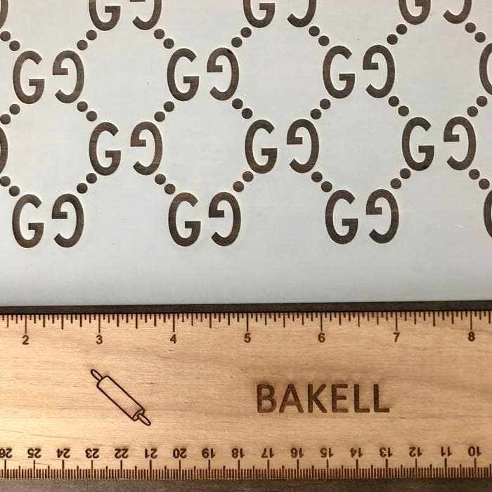 Buy Gucci Logo Stencils in Bulk  | GG Logo Stencil  | Bakell