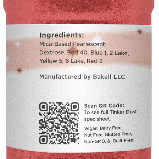 45g Shaker Burgundy Red Tinker Dust 45g Shaker | Bakell