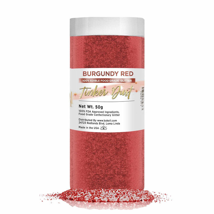 Bulk Size Burgundy Red Tinker Dust | Bakell