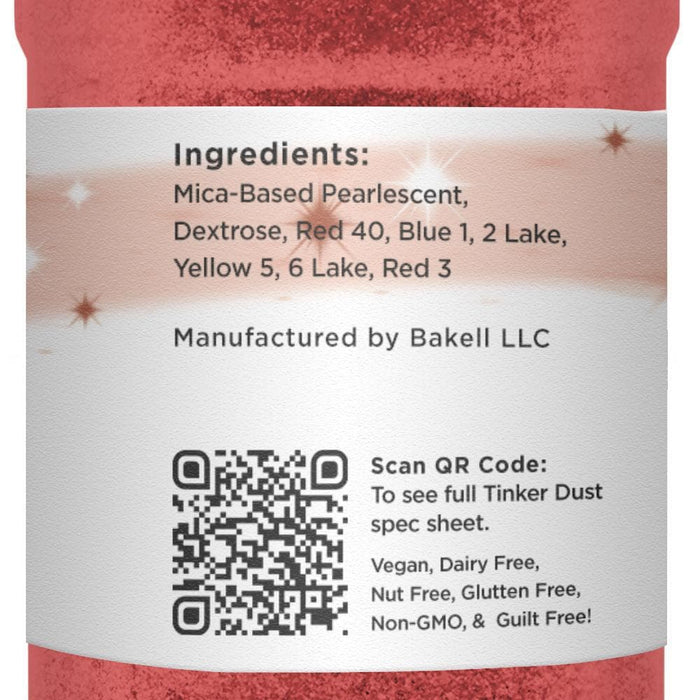 Burgundy Red Tinker Dust Glitter | Private Label | Bakell
