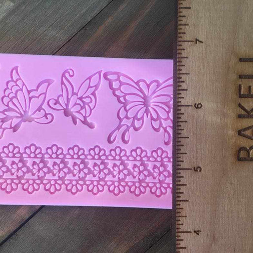 Butterfly and Lace Decorating Silicone Mold | Bakell.com