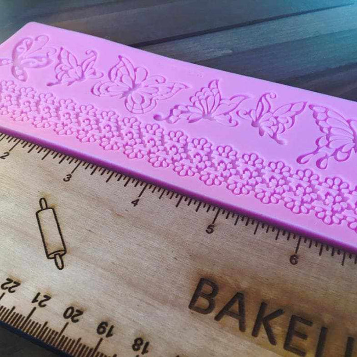 Butterfly and Lace Decorating Silicone Mold | Bakell.com