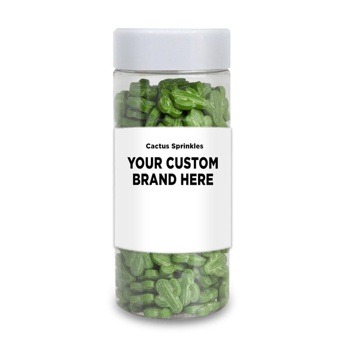 Cactus Shaped Sprinkles | Private Label (48 units per/case) | Bakell