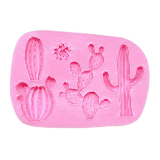 Cactus Silicone Mold with 5 Shapes - Cactus Molds - Bakell.com