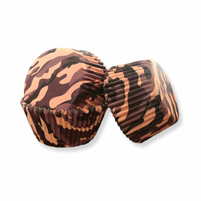 Camouflage Desert Print Cupcake Wrappers & Liners | Bakell.com