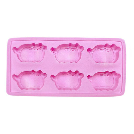 Cartoon Cat Silicone Mold with 6 shapes - Cute Cat Mold - Bakell.com