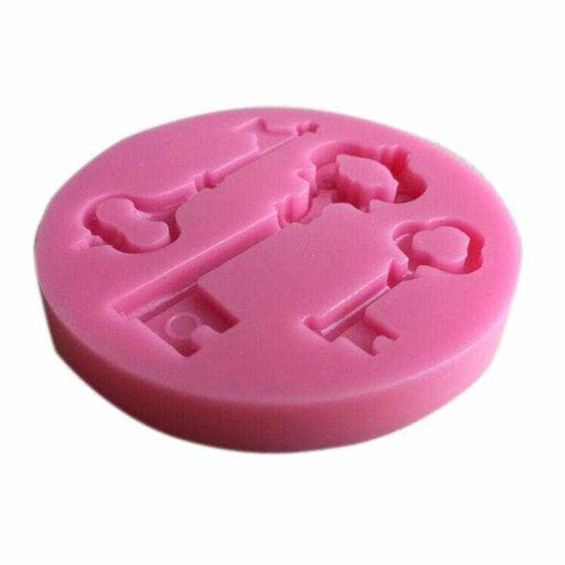 Castle Fairy Tale Keys Set Silicone Mold | Bakell.com