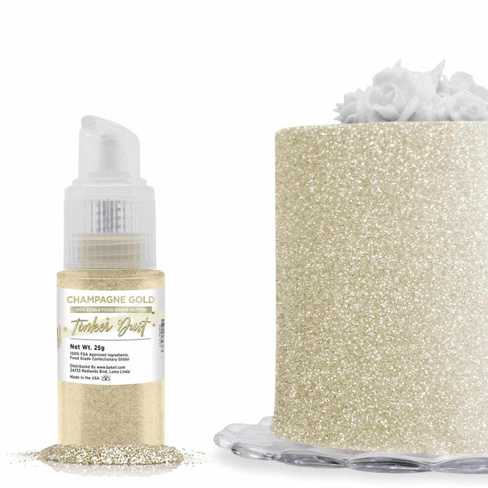 Buy Champagne Gold Glitter Spray Pump | Tinker Dust® | Bakell