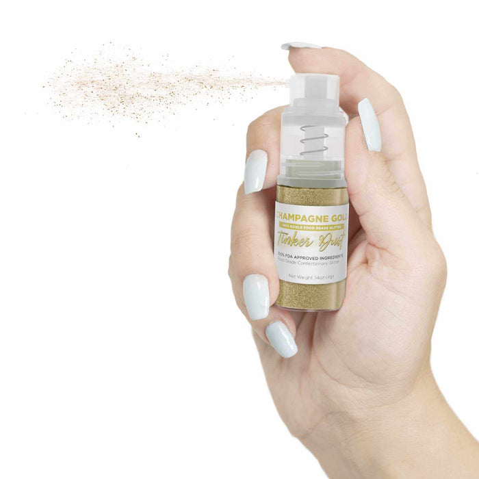 Buy Champagne Gold Tinker Dust Edible Glitter | For Baking and Treats