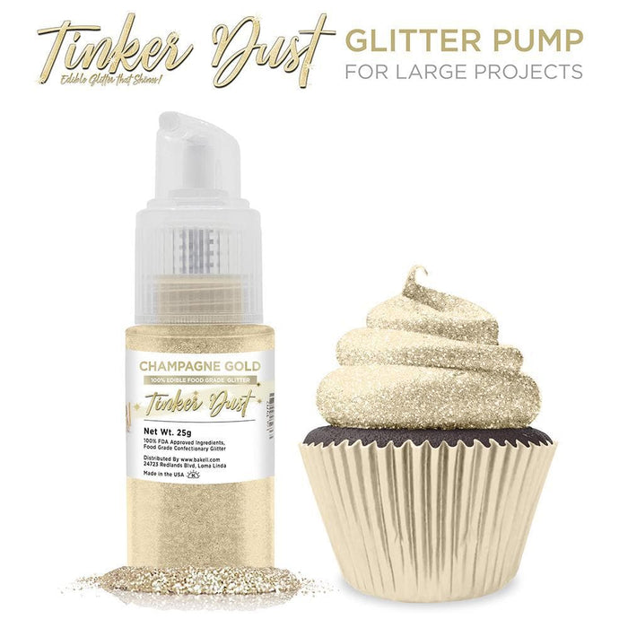 Champagne Gold Tinker Dust® Glitter | Spray Pump by the Case-Wholesale_Case_Tinker Dust Pump-bakell