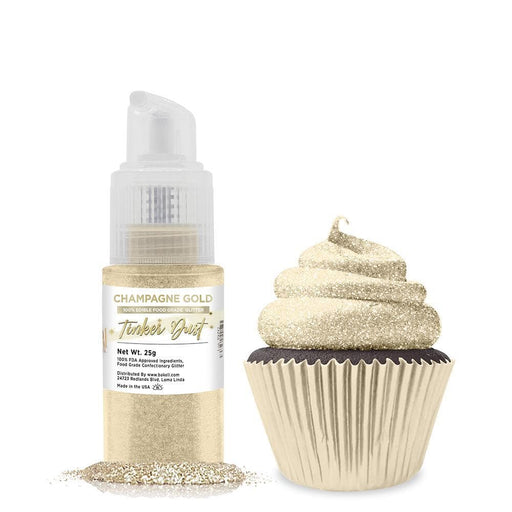Champagne Gold Tinker Dust® Glitter | Spray Pump by the Case Private Label-Private Label_Tinker Dust Pump-bakell