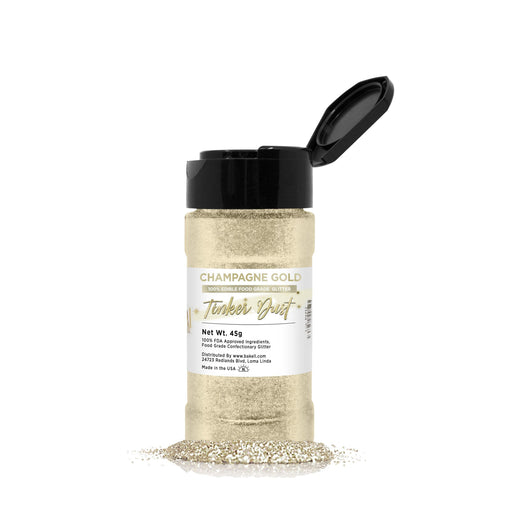 Champagne Gold Tinker Dust glitter 45g Shaker  | Bakell