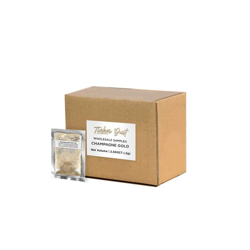 Champagne Gold Tinker Dust Glitter Sample Packs Wholesale | Bakell