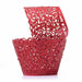 Cherry Red Butterfly Lace Cupcake Wrappers & Liners  | Bakell® Baking Products
