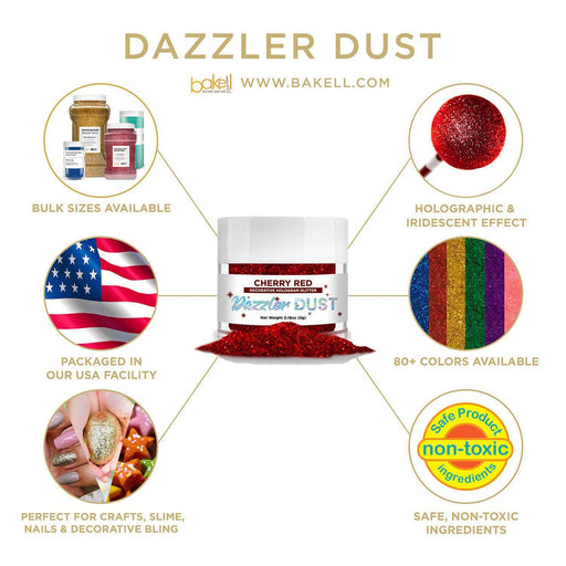Cherry Red Dazzler Dust® Private Label-Private Label_Dazzler Dust-bakell