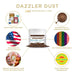 Chocolate Brown Dazzler Dust® 5 Gram Jar-Dazzler Dust_5G_Google Feed-bakell