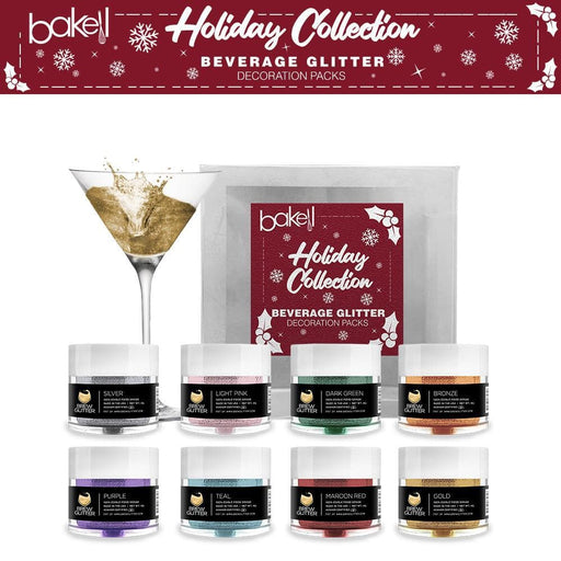 Christmas Collection Brew Glitter Combo Pack A (8 PC SET) - Bakell