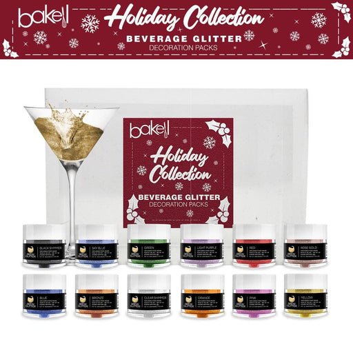 Christmas Collection Brew Glitter Combo Pack B (12 PC SET) - Bakell