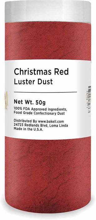Christmas Luster Dust Combo Pack A (12 PC SET) 50 Gram Jar - Bakell