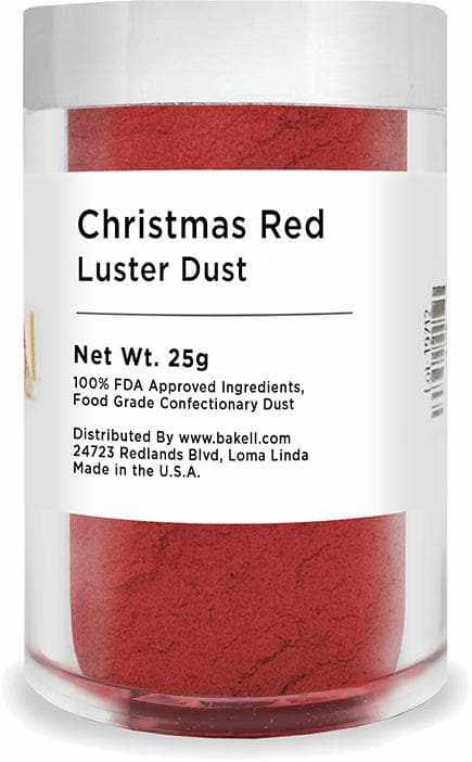 Christmas Luster Dust Combo Pack A (8 PC SET) 25 Gram Jar - Bakell